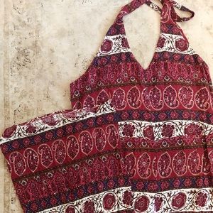 Boho Halter Jumpsuit by AE